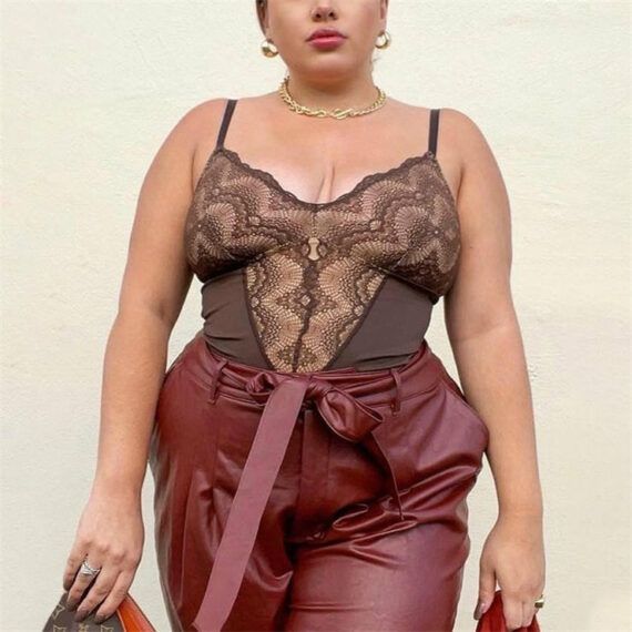 2022 hot sale - Sexy Lace Tummy Control Bodysuit - Lulunami