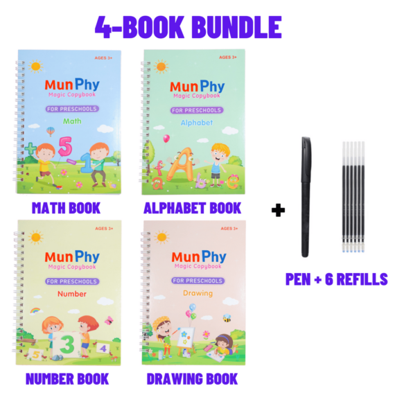Children's Magic Copybooks+FREE E-BOOK - Lulunami