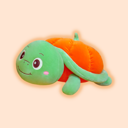 Pumpkin Shell Turtle Plush Toy