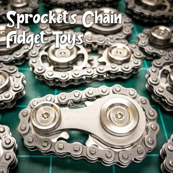 Sprockets Bicycle Chain Fidget Spinner Toys Lulunami
