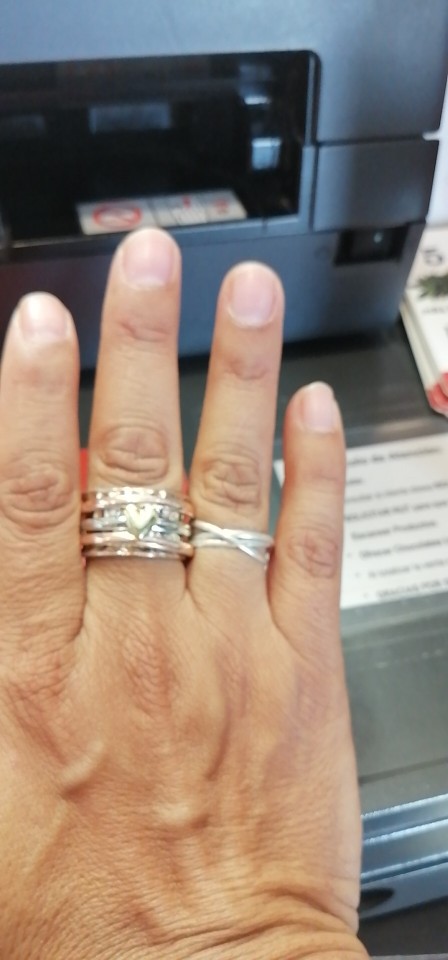 Self Love Spinner Heart Ring
