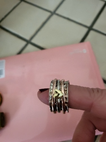 Self Love Spinner Heart Ring
