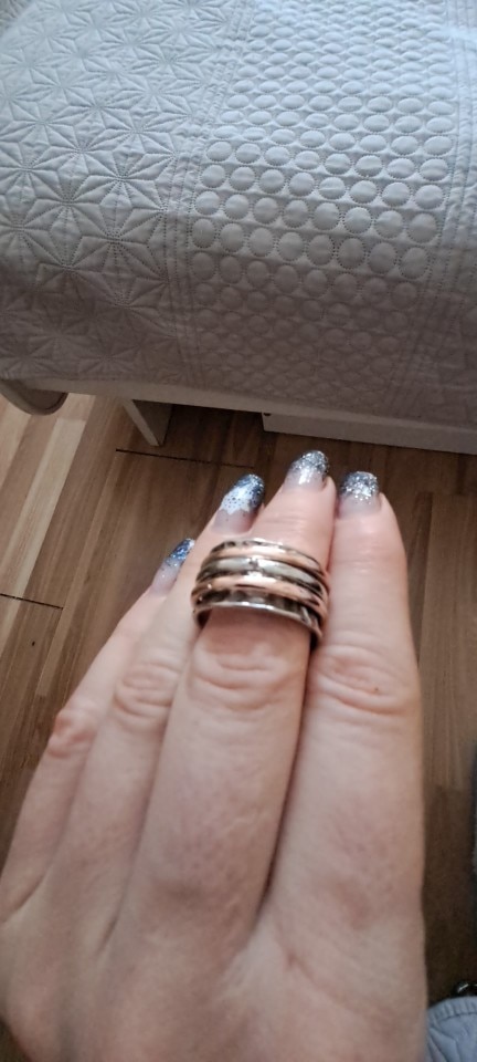 Self Love Spinner Heart Ring