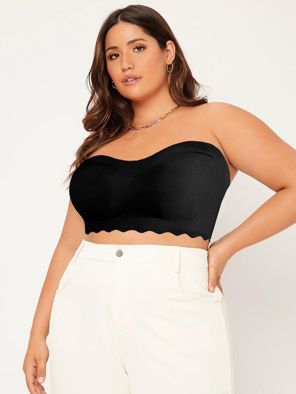 Bettybra Women Push up Bandeau Bra Convertible Strapless Bras No Wire Lift Up Bra