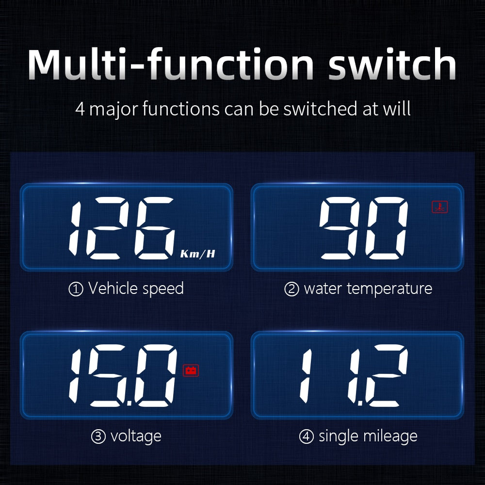 electric cars with head up display