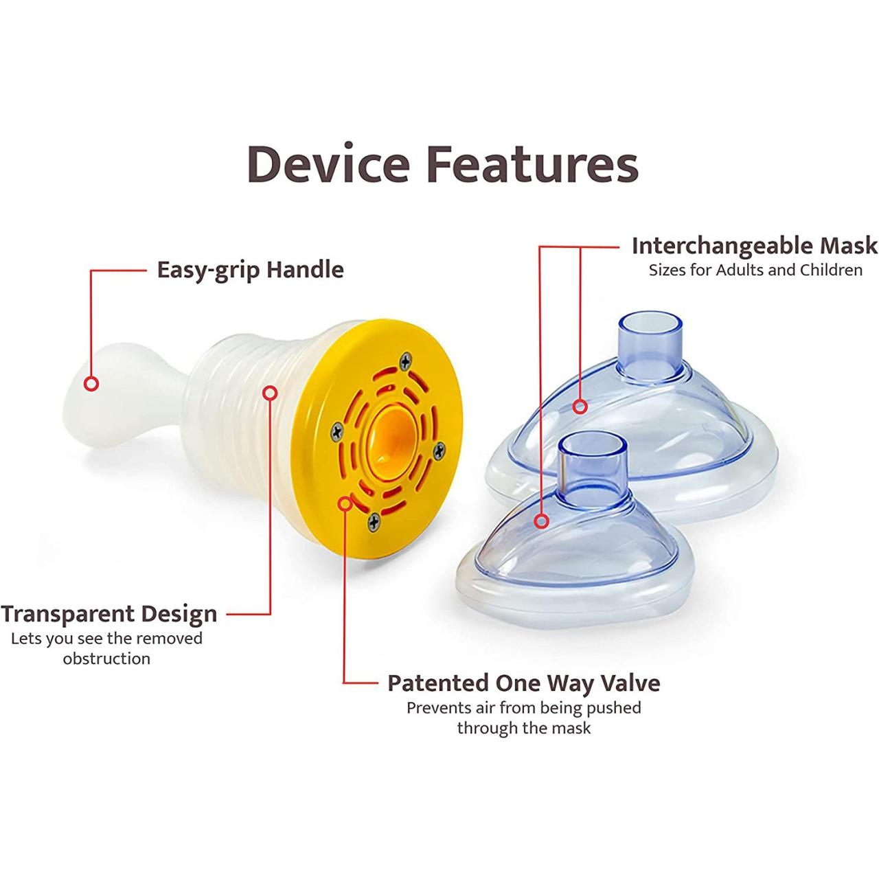 (Home Must) Professional Choking Emergency Device for Adult and Children