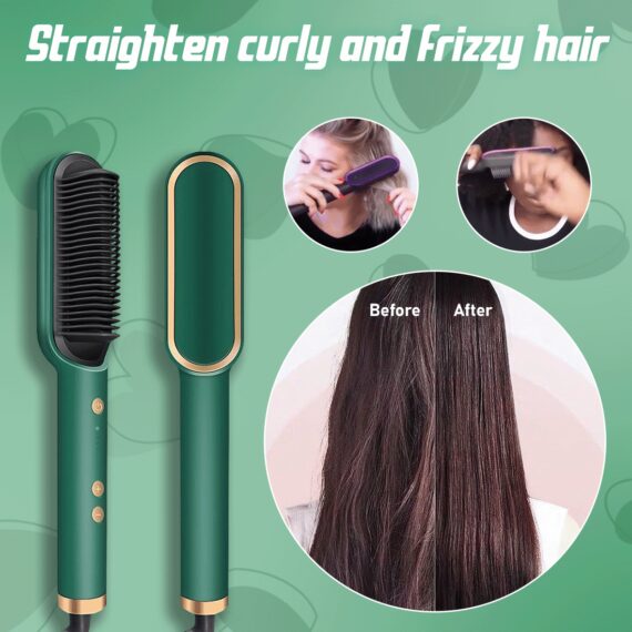 Negative Ion Hair Straightener Styling Comb - Lulunami