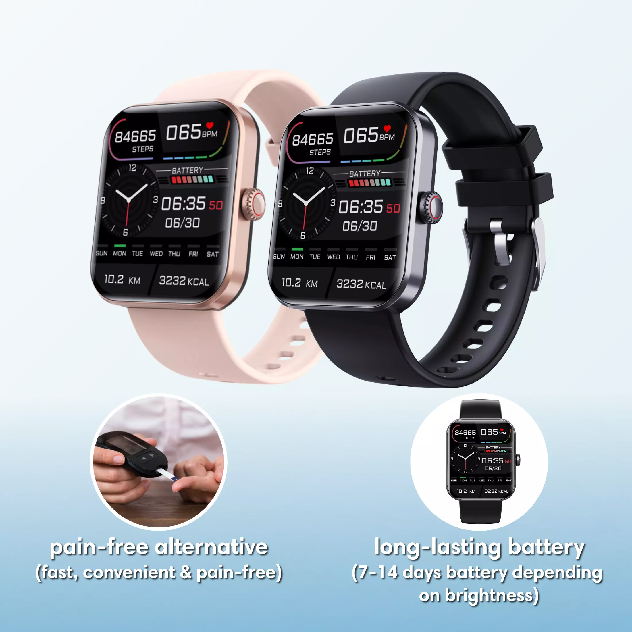 Nonize Blood Glucose Monitoring Smartwatch Lulunami nonize-blood-glucose-monitoring-smartwatch-lulunami