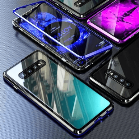 Hot Sale - Magnetic Tempered Glass Double-sided Phone Case For Samsung