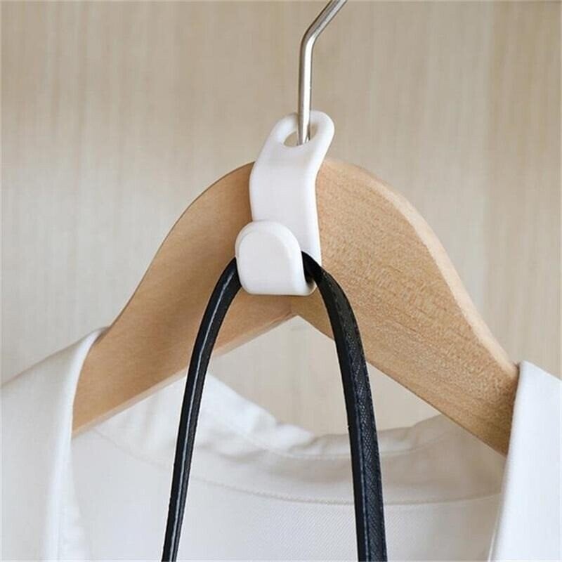 exhale spring Space-Saving Clothes Hanger Connector Hooks