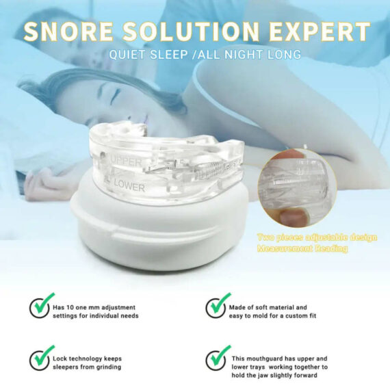Anti Snoring Mouthpiece Snore Stopper CPAP Machine for Sleep Apnea: New ...