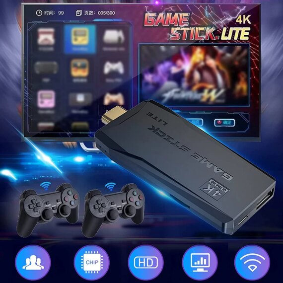 GAME STICK 4K (64 GB) - 10,000 RETRO GAMES – Zovani World