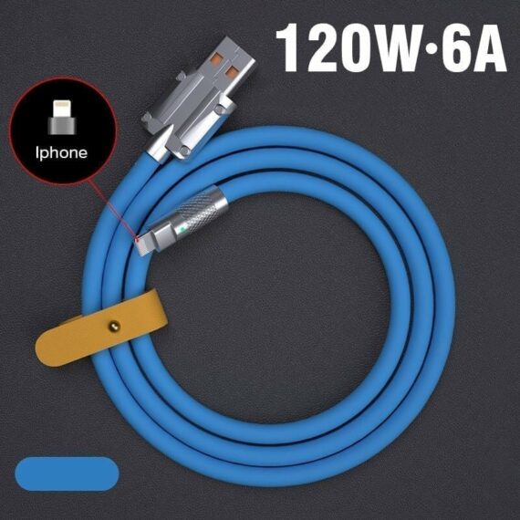 iPhone/Type-C/Micro-USB/PD Anti-Break Fast Charge Data Cables