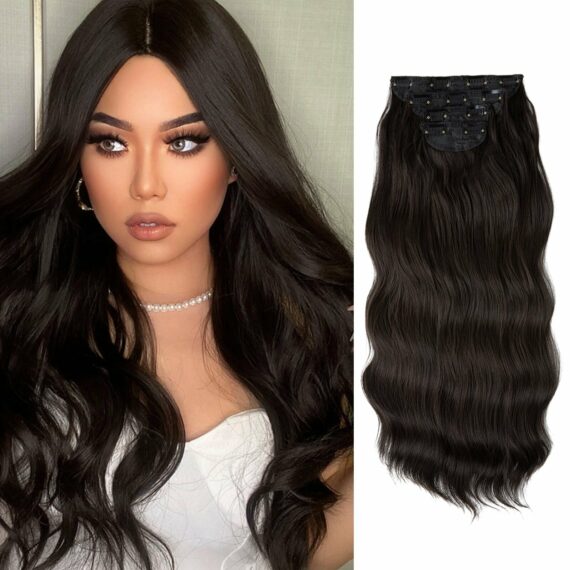 New 4pcs Clip In Hair Extensions 22 Full Hair Set Lulunami new-4pcs-clip-in-hair-extensions-22-full-hair-set-lulunami