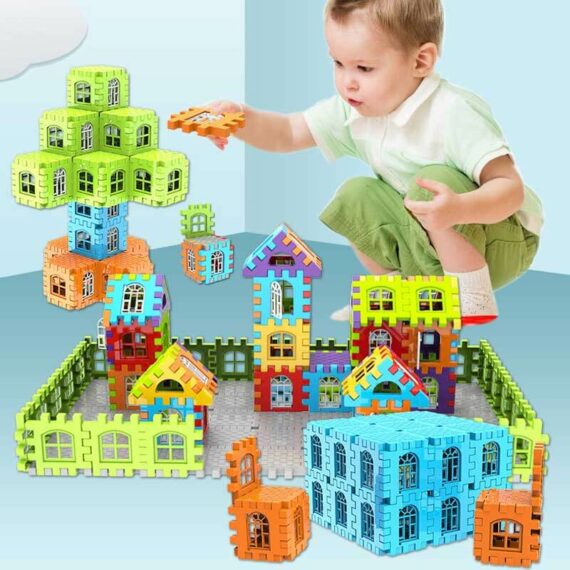 Waffle interlocking building blocks lulunami