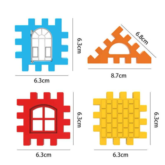 Waffle interlocking building blocks lulunami