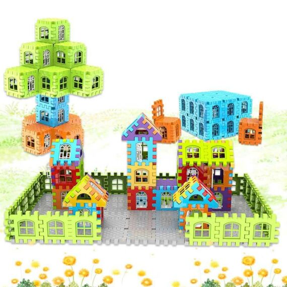 Waffle interlocking building blocks lulunami