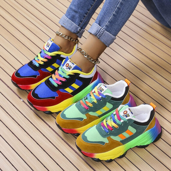 JustyShoes|Rainbow Sneakers