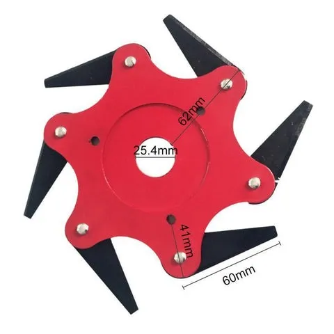 universal 6 steel razors trimmer head 1