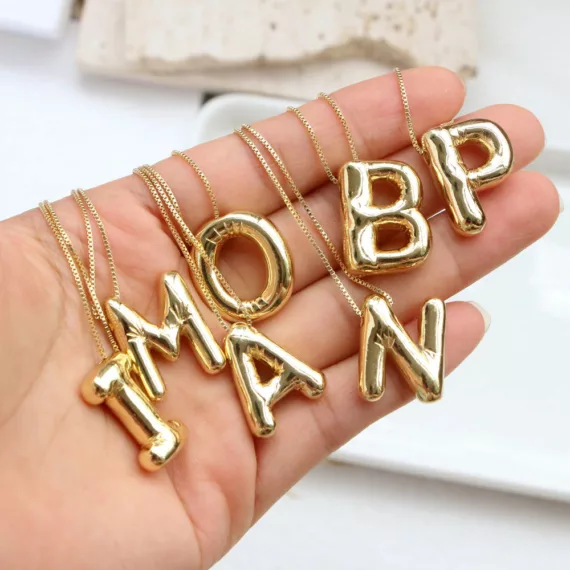 Balloon Alphabet Pendant 18k Lulunami balloon-alphabet-pendant-18k-lulunami