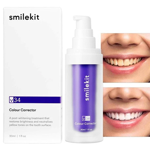 SMILEKIT New V34 Series Toothpaste Purple Color Corrector