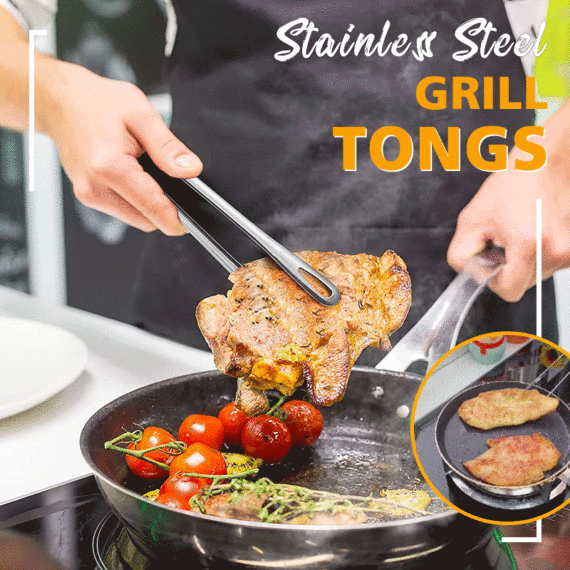 49% OFF - Stainless Steel Grill Tongs