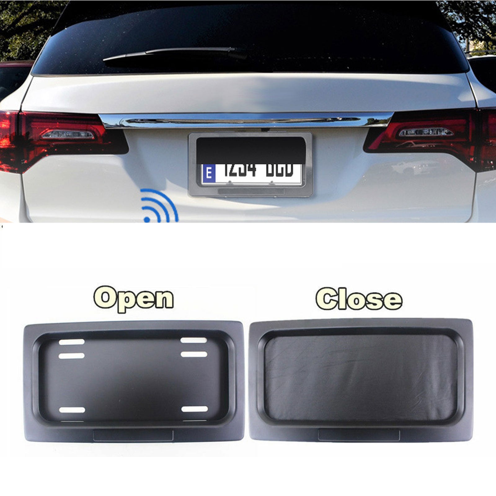 Electronic USA Car License Plate Holder Lulunami