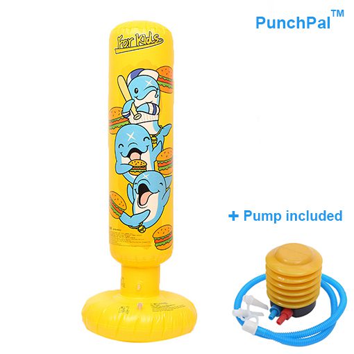 PunchPal Inflatable Punching Bag for Kids