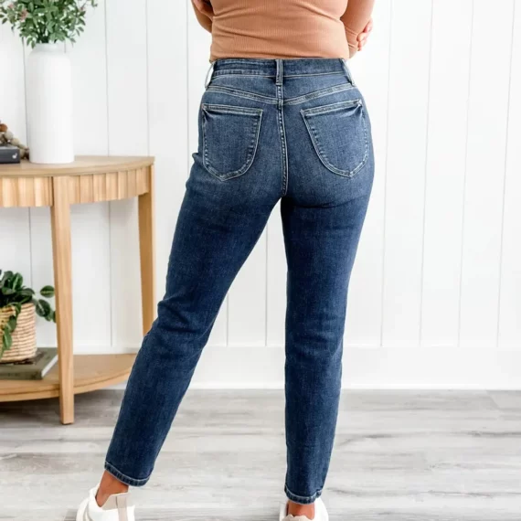 Judy Tummy Control Butt Lifting Jeans Blue - Lulunami