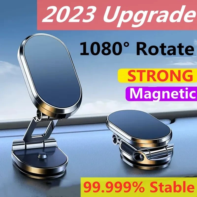 rotatable magnetic car cell phone holder