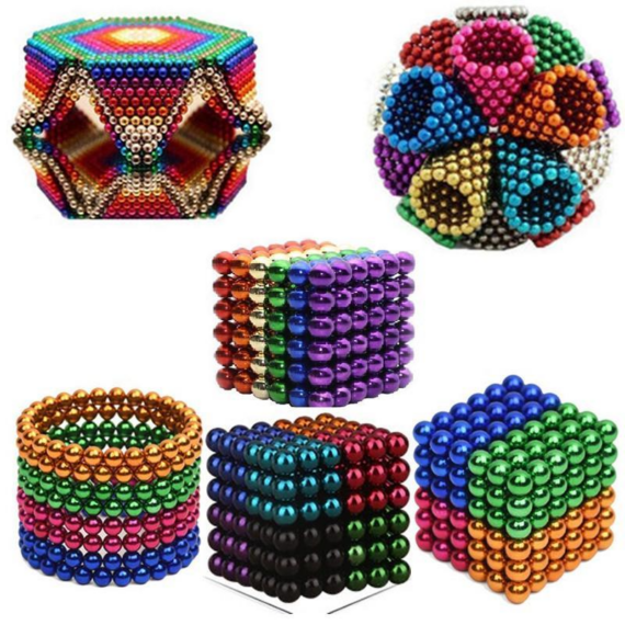 (EARLY CHRISTMAS SALE - 50% OFF) Multi Colored DigitDots 216 Pcs Magnetic Balls (5mm)
