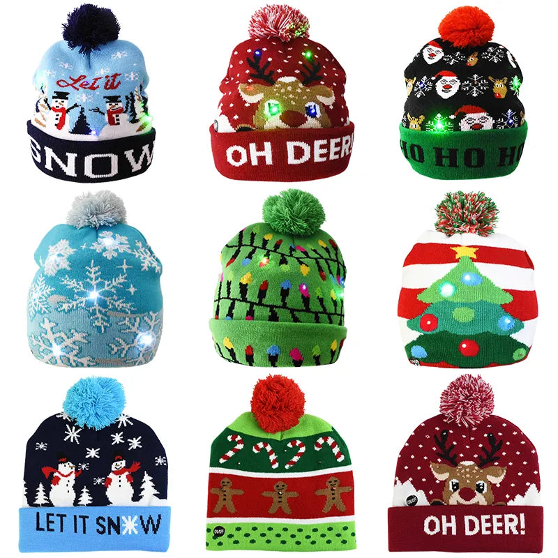 Festive GlowCap - Light Up Christmas! - Lulunami