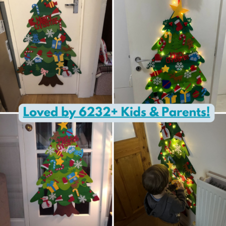 KiddoTree - Felt Christmas Tree for Kids
