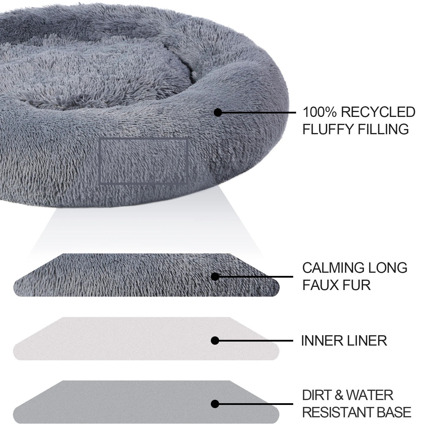 Anxiety Relieving Pet Bed Lulunami