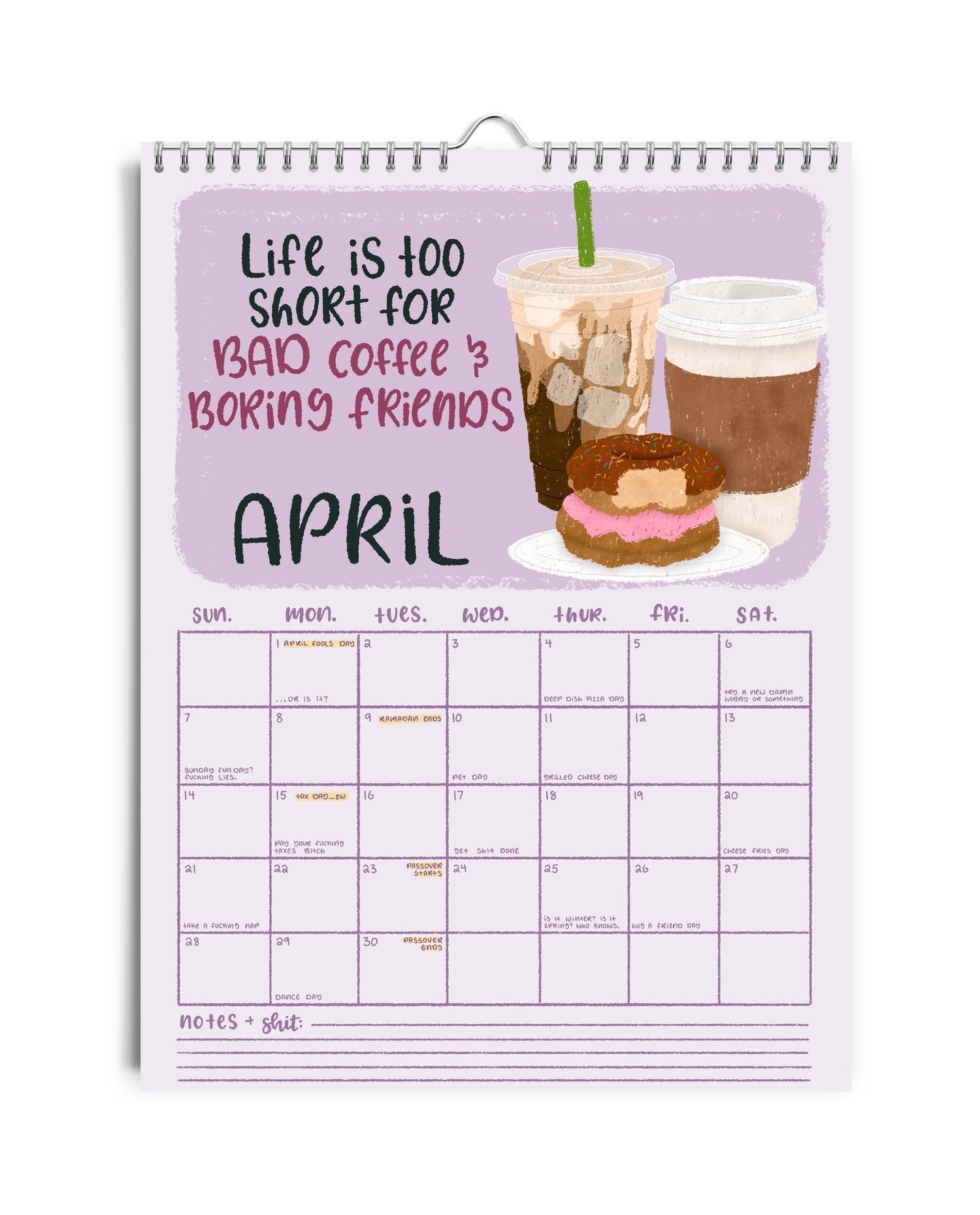 HERE WE FUCKING GO AGAIN 2024 CALENDAR Lulunami
