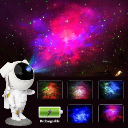 Astronaut Star Galaxy Projector Light