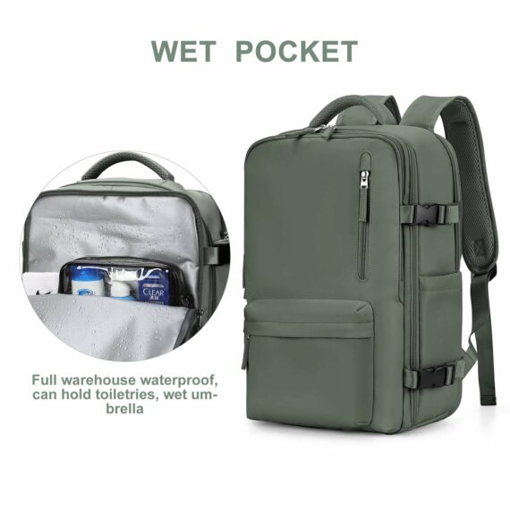 Large Travel Backpack Waterproof Hiking Rucksack