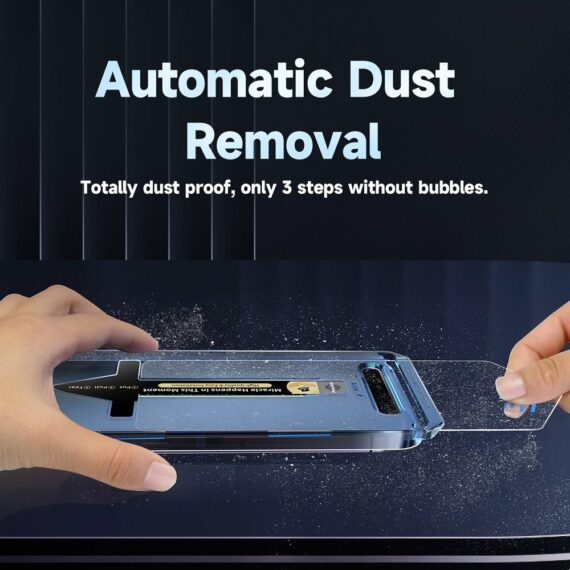 magic john - Invisible Artifact Screen Protector - Dust Free Without Bubbles