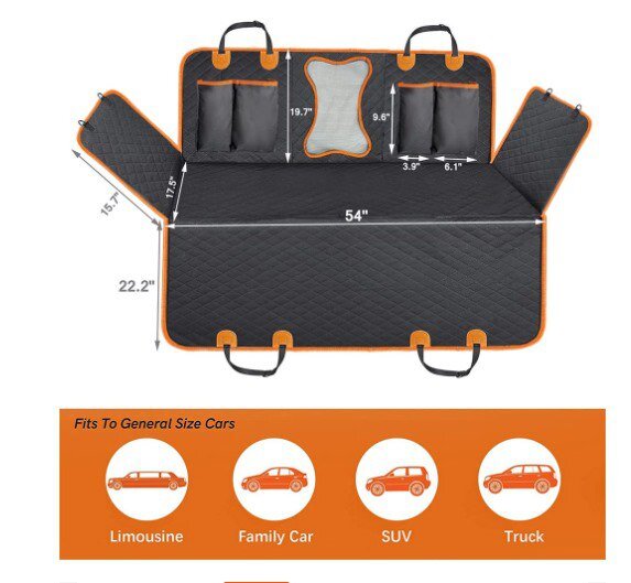 Premium - Backseat Extender For Dogs