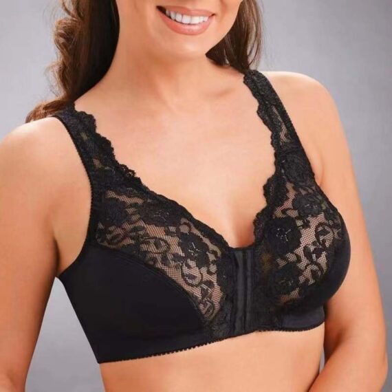 Front hooks, stretch lace, super lift and posture correction - ALL IN ONE BRA