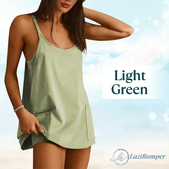 LaziRomper - Camisole Romper with Built-in Layers