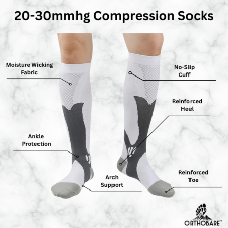 OrthoBare Compression Socks