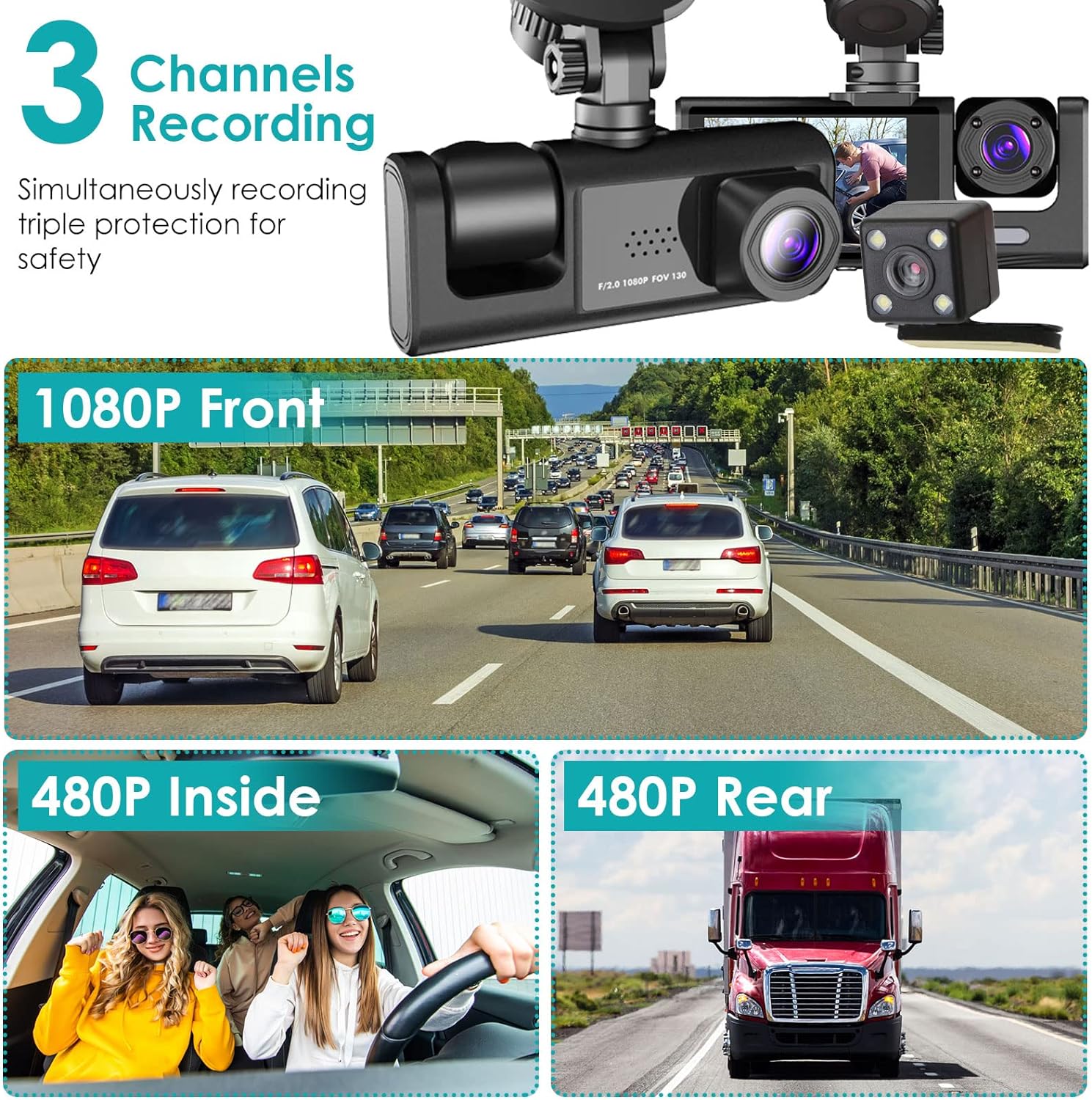 Best Dash Cam For Rideshare Drivers VisionSafe Pro - Full HD Dash Camera for Rideshare Drivers - Lulunami