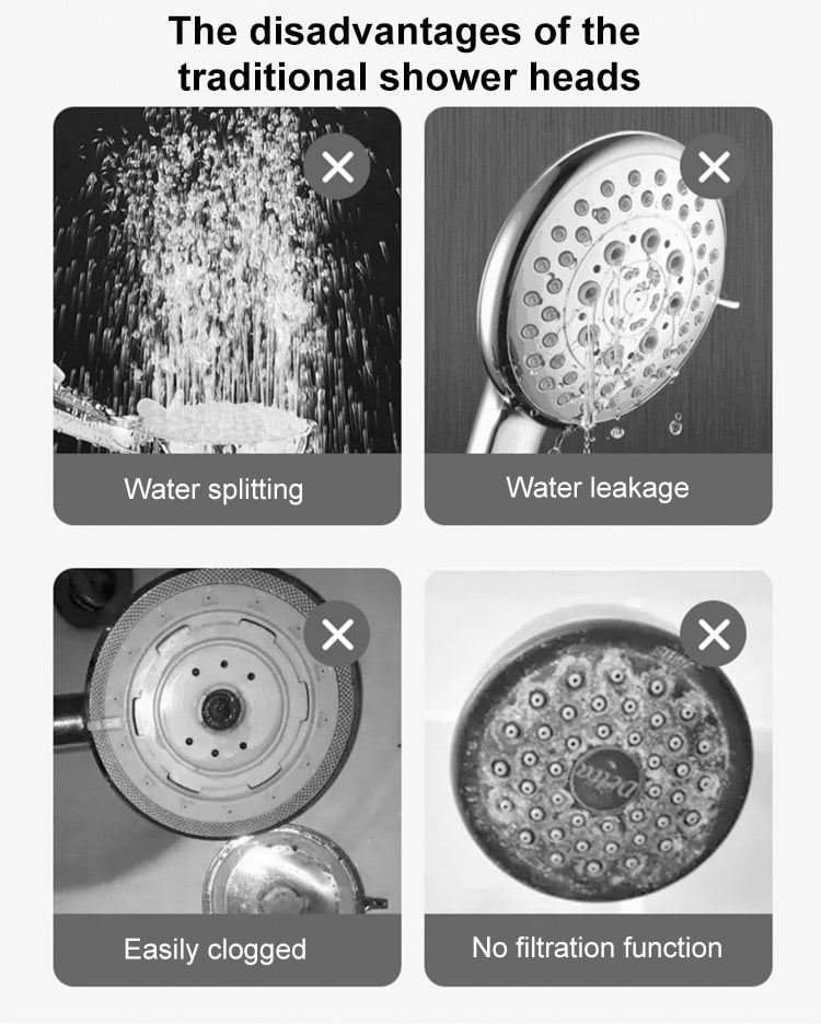 hot sale now 80 off german massage multifunctional one button adjustment shower head 1
