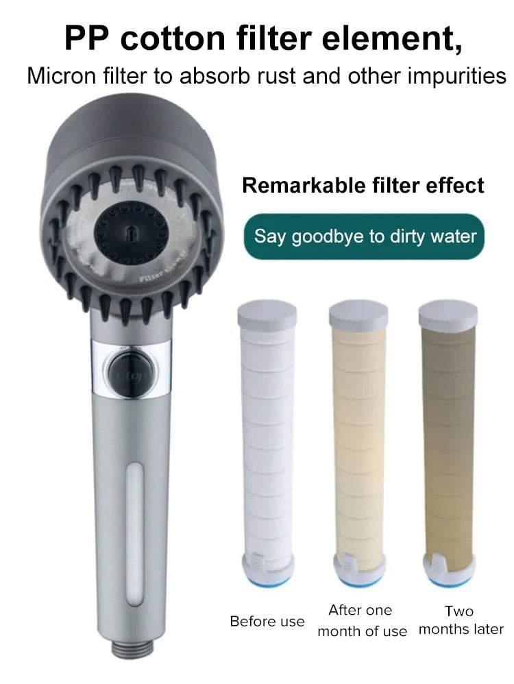 hot sale now 80 off german massage multifunctional one button adjustment shower head 7